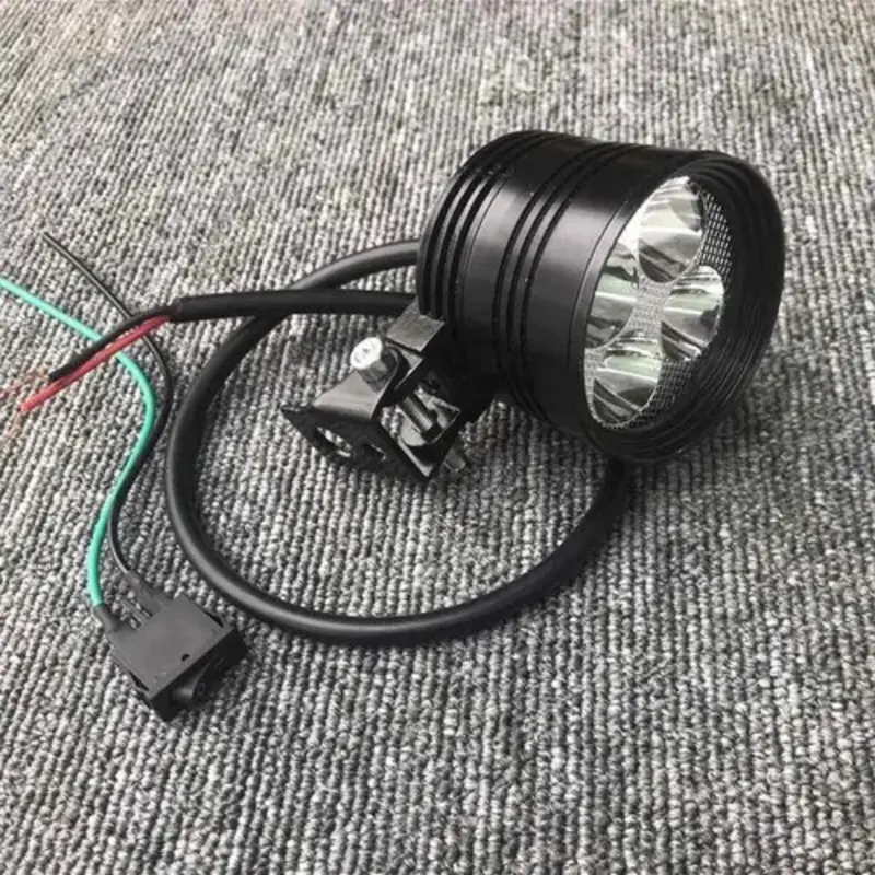ĐÈN TRỢ SÁNG L4 NGẮN 20W 3 CHẾ ĐỘ CÓ CÔNG TẮC GẮN CHO CÁC DÒNG XE MÁY Kem 3