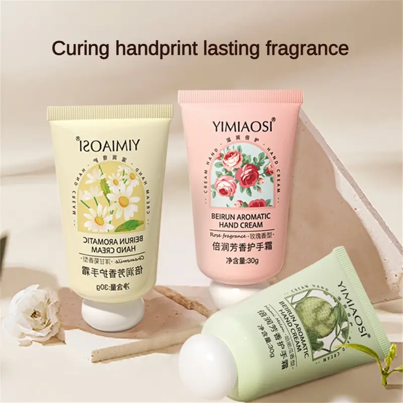 Kem Dưỡng Da Tay Hương Hoa Trái Cây, YIMIAOSI, Dưỡng Ẩm Kép, Hương Hoa Cúc, Cành Nhỏ, Cầm Tay 7