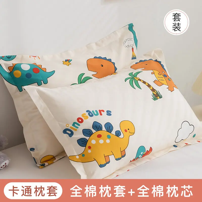 Vỏ Gối Bông, Cặp Vỏ Gối Trẻ Em, 30 * 50 Và 40X60, Vỏ Lót Gối Trẻ Em Bông, Vỏ Lót Chèn Gối Đơn