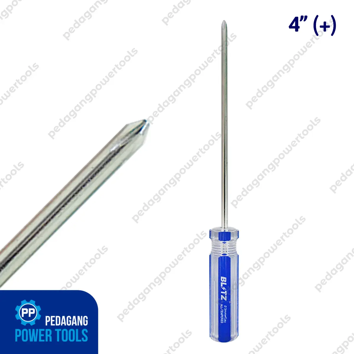 OBENG RADIO PLUS 4 INCH ELEKTRONIK HP JAM SCREWDRIVER KEMBANG - SATUAN