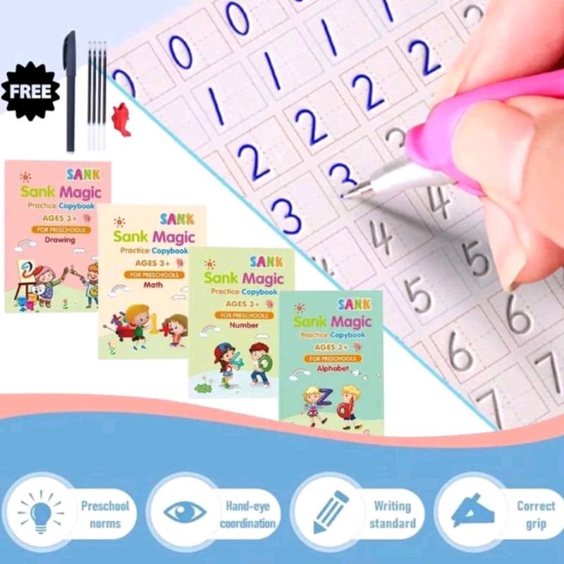 buku belajar menulis anak ajaib 4