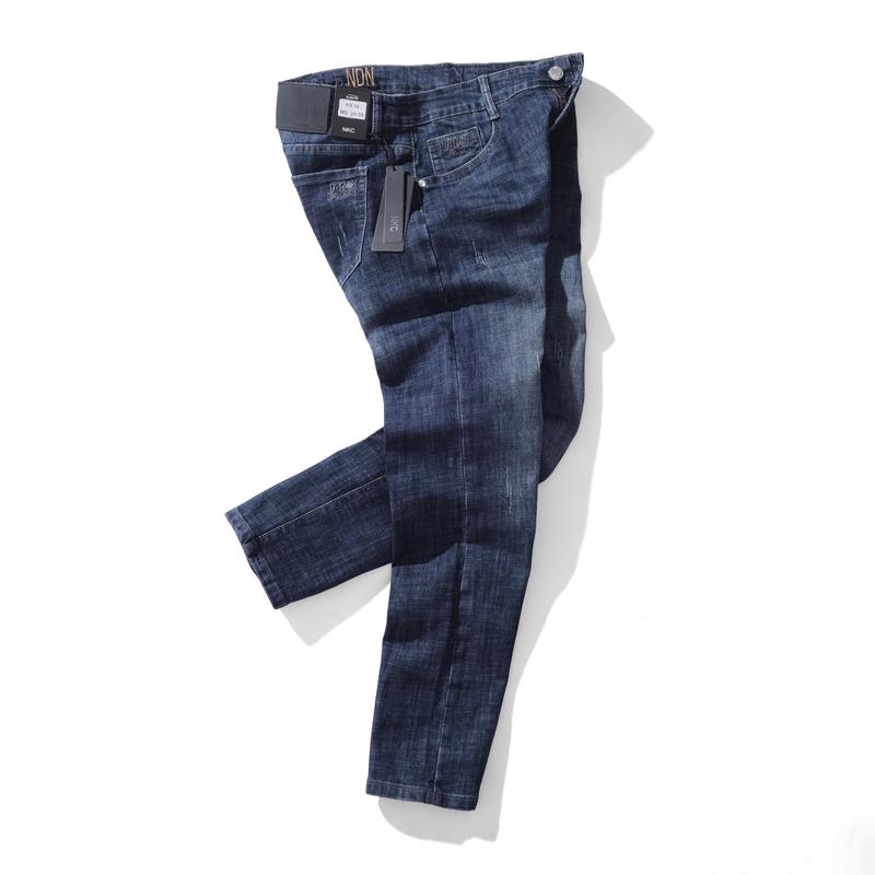 Quần Jeans Nam JINIBOY JD02 JEAN Riêu Nhạt Thời Trang Trẻ Trung Phong Cách Co Giãn Big Size 45kg -90kg Thoải Mái.