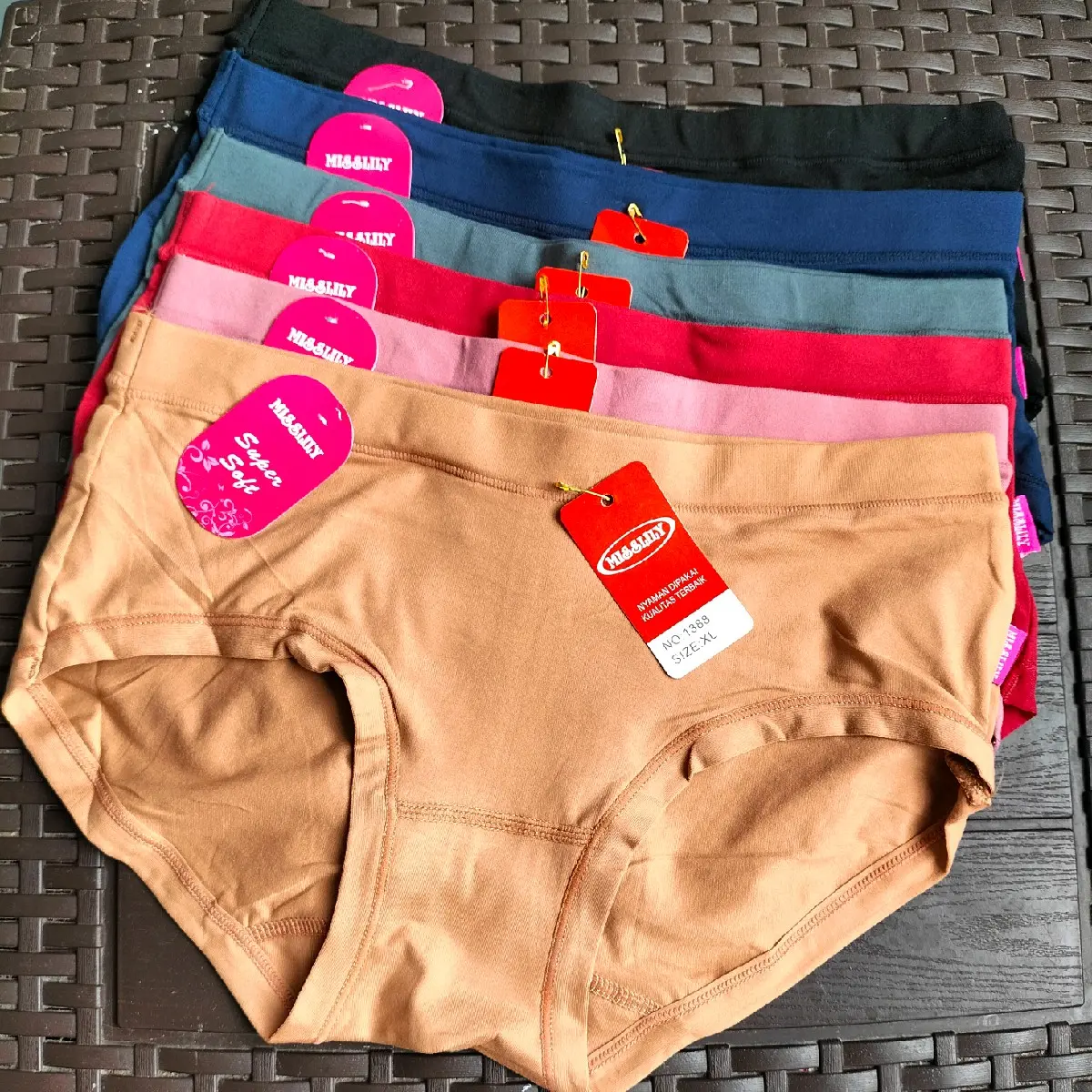 CD MISSLILY WANITA KARET PINGGANG BESAR (JAIT BELAKANG) SIZE M, L, XL, XXL