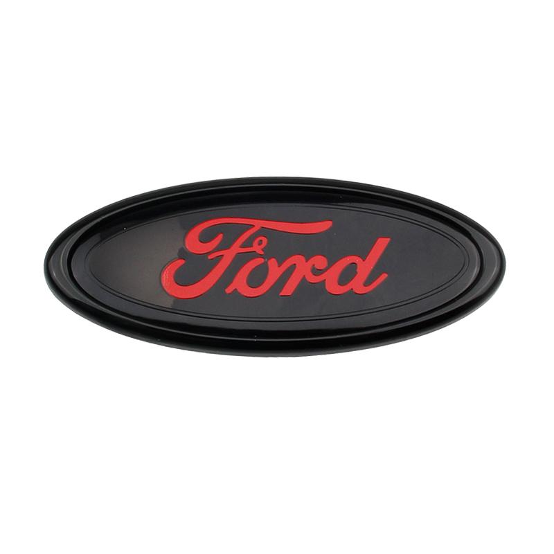 Biểu tượng phía trước hoặc phía sau, 11,5X4,5cm, cho Ford Ecosport, Focus, Mondeo, Fiesta, KA, Escort, KUGA, Taurus, Huy hiệu lưới tản nhiệt phía trước, Nhãn dán thân cây, Biển báo Hud cờ Hoa Kỳ 6