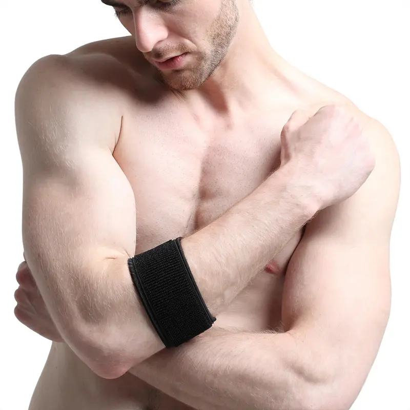 Men's Solid Color Gym Workout Arm Sleeves, 1 Count Casual Comfy Breathable Sports Arm Sleeves, Sports Protective Gear for Men 3