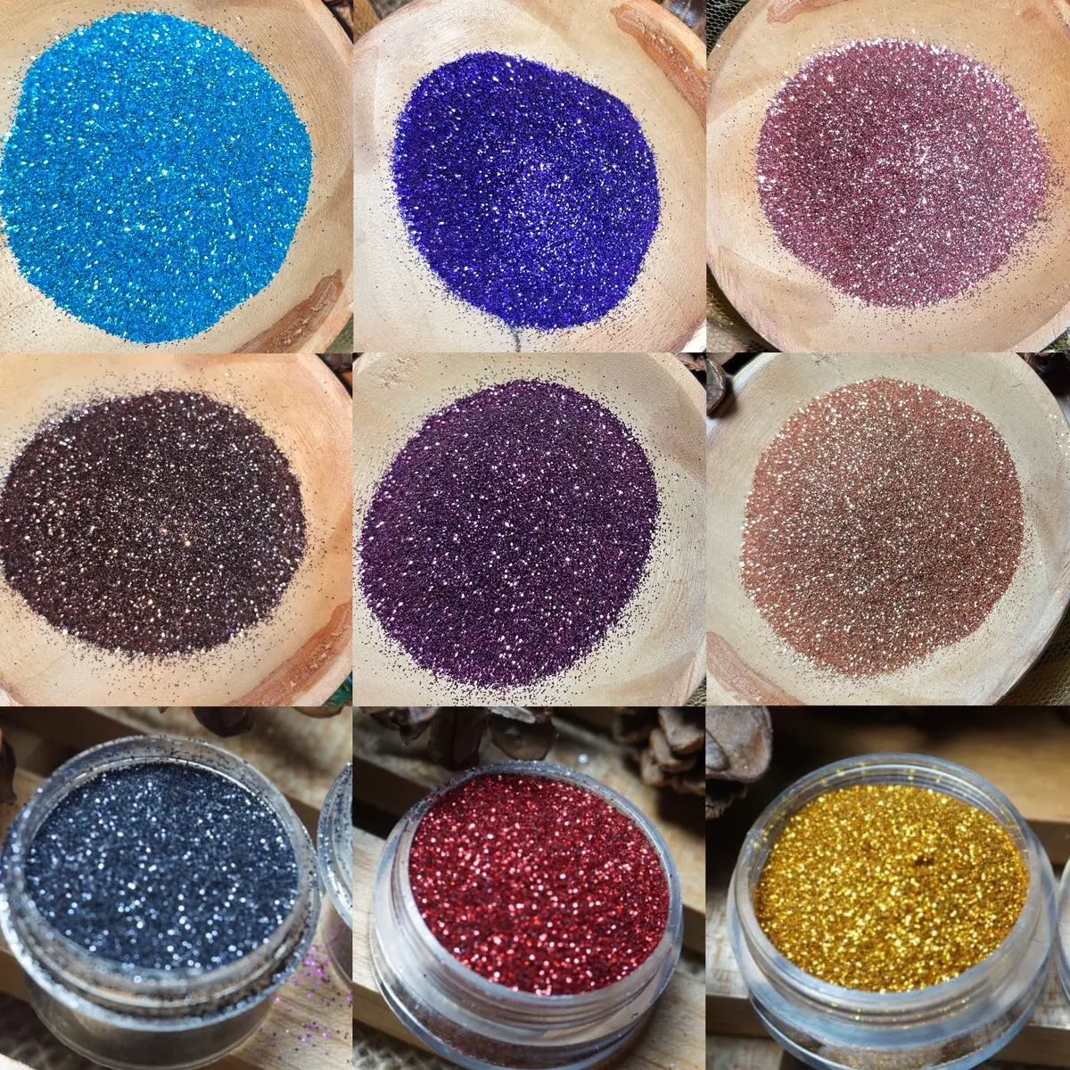 20gr 1/128 Glitter bubuk halus warna / glitter henna halus
