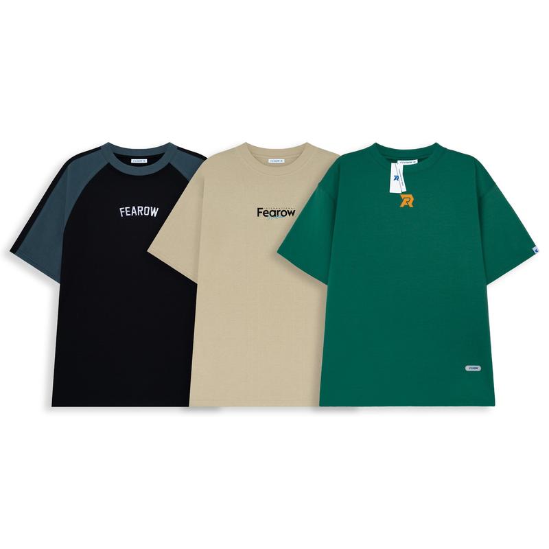 COMBO Áo thun Raglan nam nữ local brand unisex Fearow