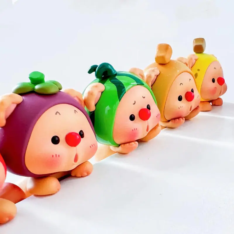 OYO Bear Cub Fruits Power Party Mini Series Mystery Box Bd Hand Puppet Tide Play Desktop Ornaments Surprise Box Holiday Gift