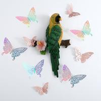 Gambar 【Apligod】Hollow-out 3D Wall Sticker Double-sided Metal Texture Butterfly Wall Sticker Wall Sticker COD - K-Silver dari Apligod Kota Bekasi 4 Tokopedia