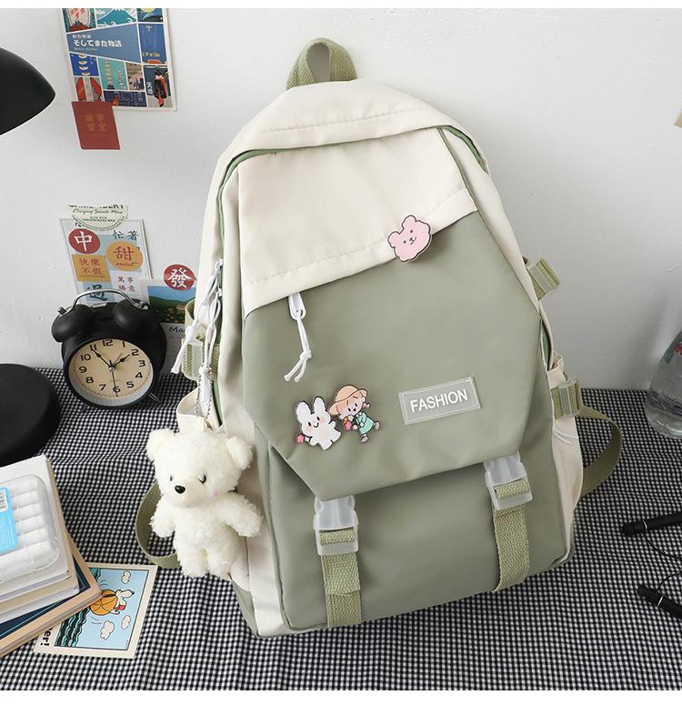 Product Introduction of Ba Lô Unisex, Phong Cách Nhật Bản, Dành Cho Học Sinh, Cặp Sách, Phong Cách Preppy, Túi Đi Chơi Ba Lô Phong Cách Dụng Cụ, Năm 2024 21