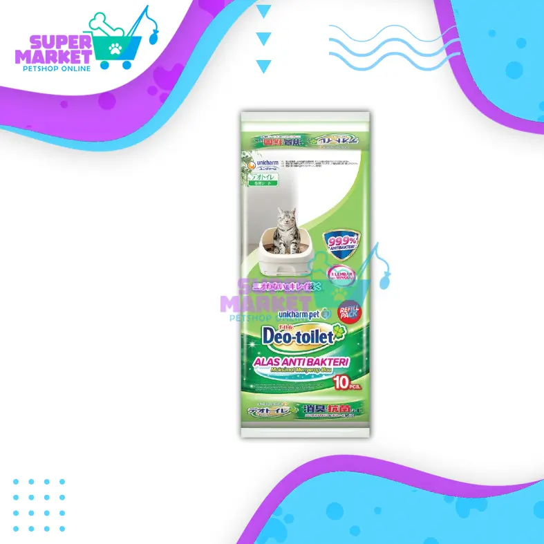 Deo Toilet Underpad Alas Kucing Anti Bakteri / Alas Cat Litter - Isi 10pcs 0