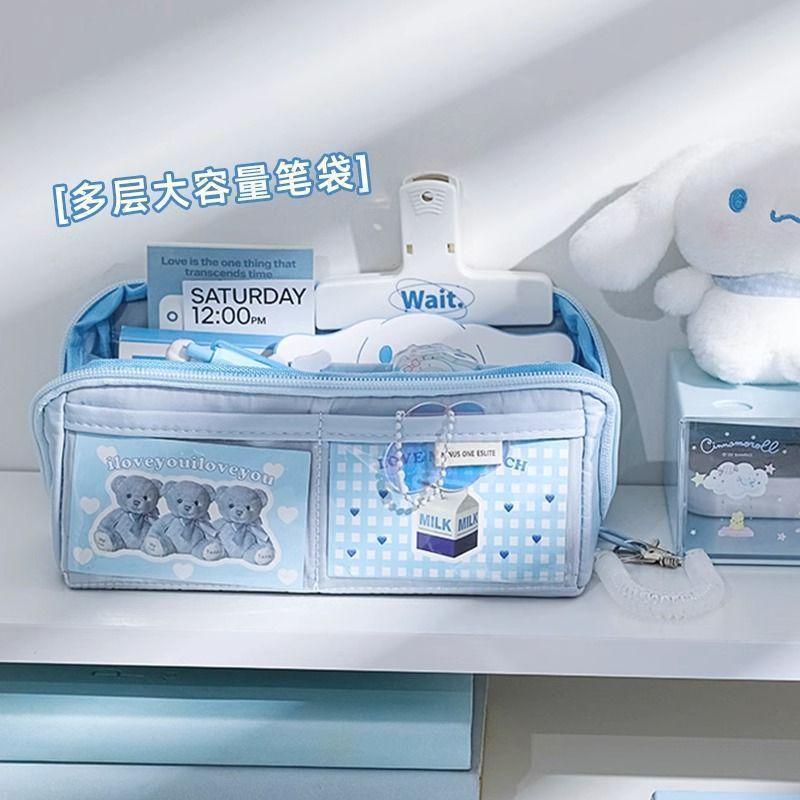 Hộp Đựng Bút Chì Mèo, Kitty, Thiết Kế Dễ Thương Với Hello Kitty Và Clow M, 9 Lớp, Hộp Văn Phòng Phẩm, Thích Hợp Cho Trẻ Em, Học Sinh Tiểu Học Và Trung Học Cơ Sở Và Nữ Sinh Trung Học Cơ Sở, Năm 2024 4
