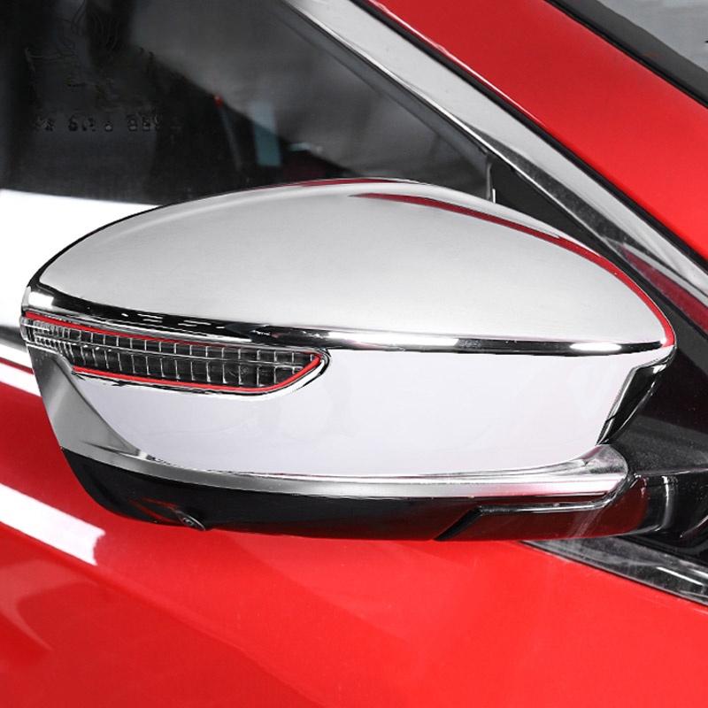 Proton X50 RearView Mirror Case Cover ABS Chrome Side Wing Mirror Caps Bright Carbon Parts 0