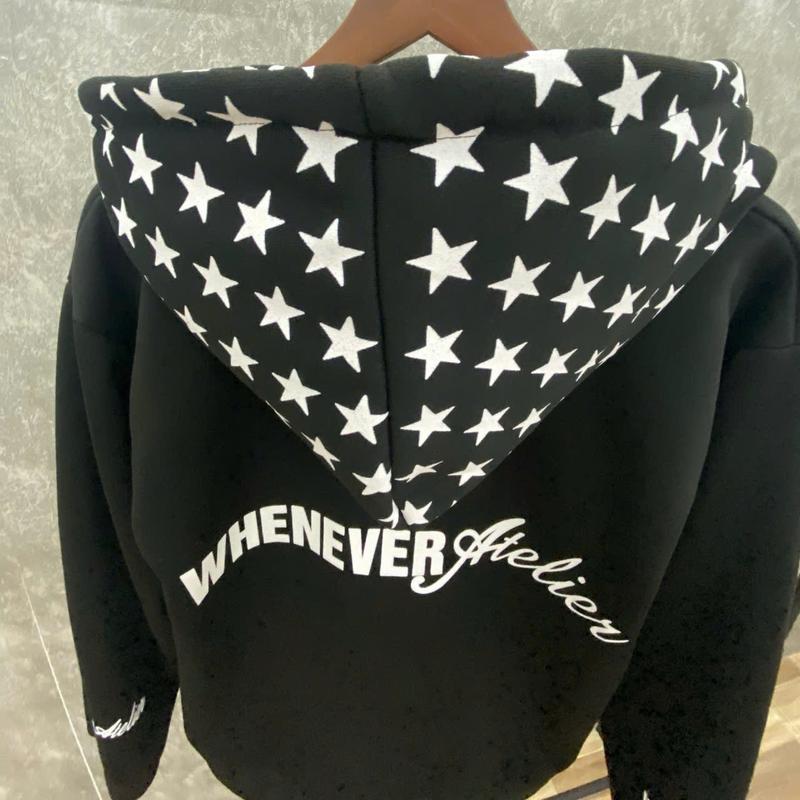 Áo Hoodie Zip Mũ in Ngôi Sao,Chất Nỉ Tàu,Mũ 2 Lớp Dày Dặn Giữ nhiệt Tốt Nam, Nữ-Top Nhung Menswear Dài Tay áo  khoác áo  hoodie whenever hàng real áo  hoodie áo  hoodie ép hàn