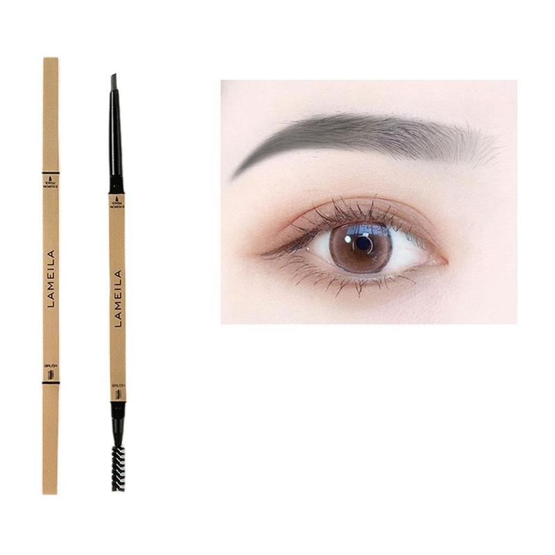Product Introduction of Dual-ended Thin Eyebrow Pencil Waterproof & Sweatproof Natural Eyebrow Pencil 26