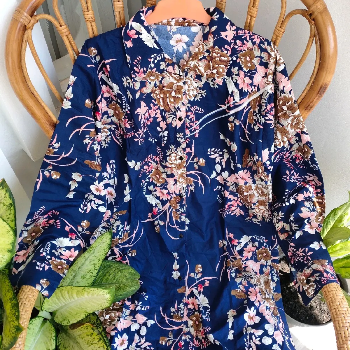ATASAN KEMEJA TUNIK WANITA KATUN BEUTI Baju Cantik Formal