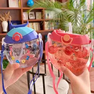 Botol Minum Anak Botol Minum Lucu 2555 Ada Tali Kapasitas 400ml bpa free