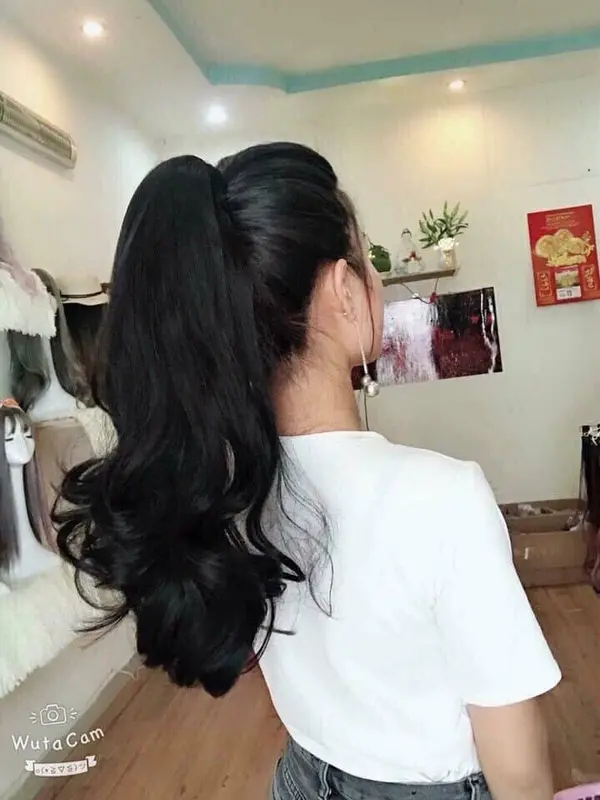 Tóc Giả Ngoạm Xoăn 45cm ( Đủ màu ) Women Wig Tóc Giả 0
