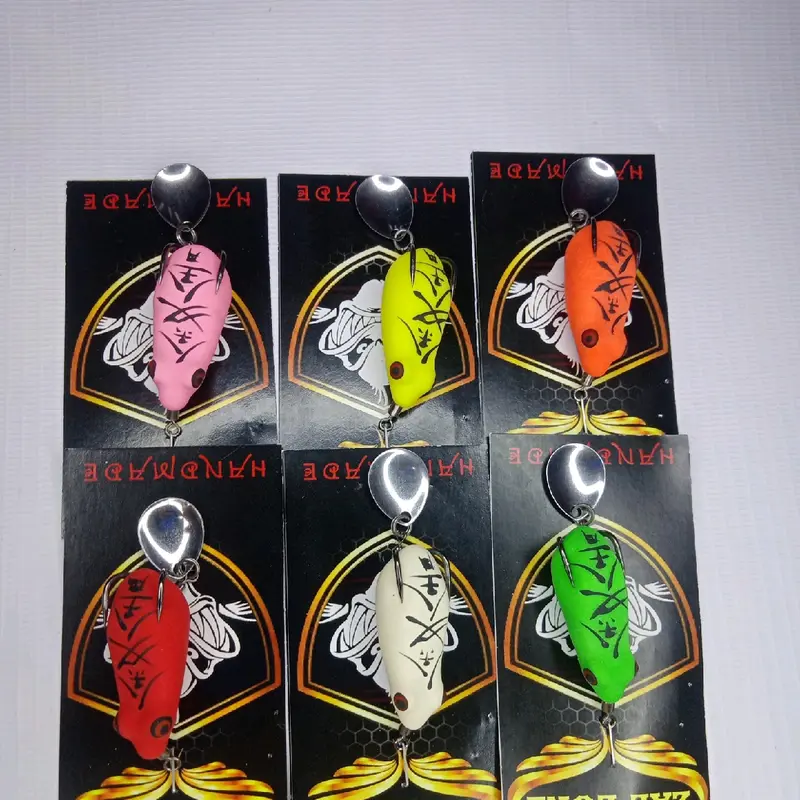 Soft frog slim body 4cm umpan kesting 5