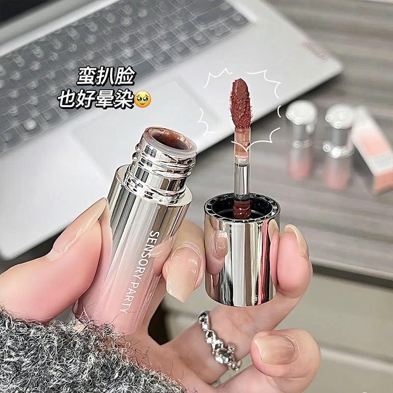 Product Introduction of Son kem bóng gương Sensory party dưỡng ẩm, làm sáng da Nữ Trang Điểm Cosmetic 2