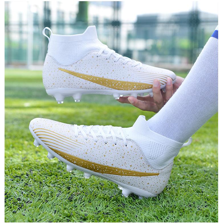 High-Top Spike Professional Competition Training Soccer Shoes 8