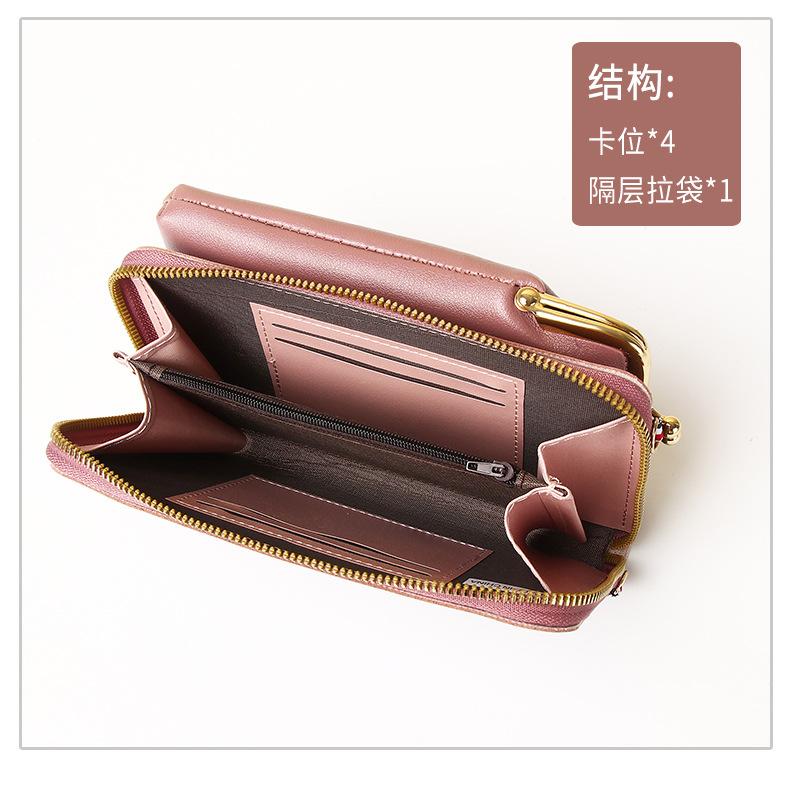 Product Introduction of Women Fashion Bag Clip Design Phone Pocket Shoulder Bag Pu Leather Female Small Crossbody Bags Ladies Messenger Purse Handbag 12