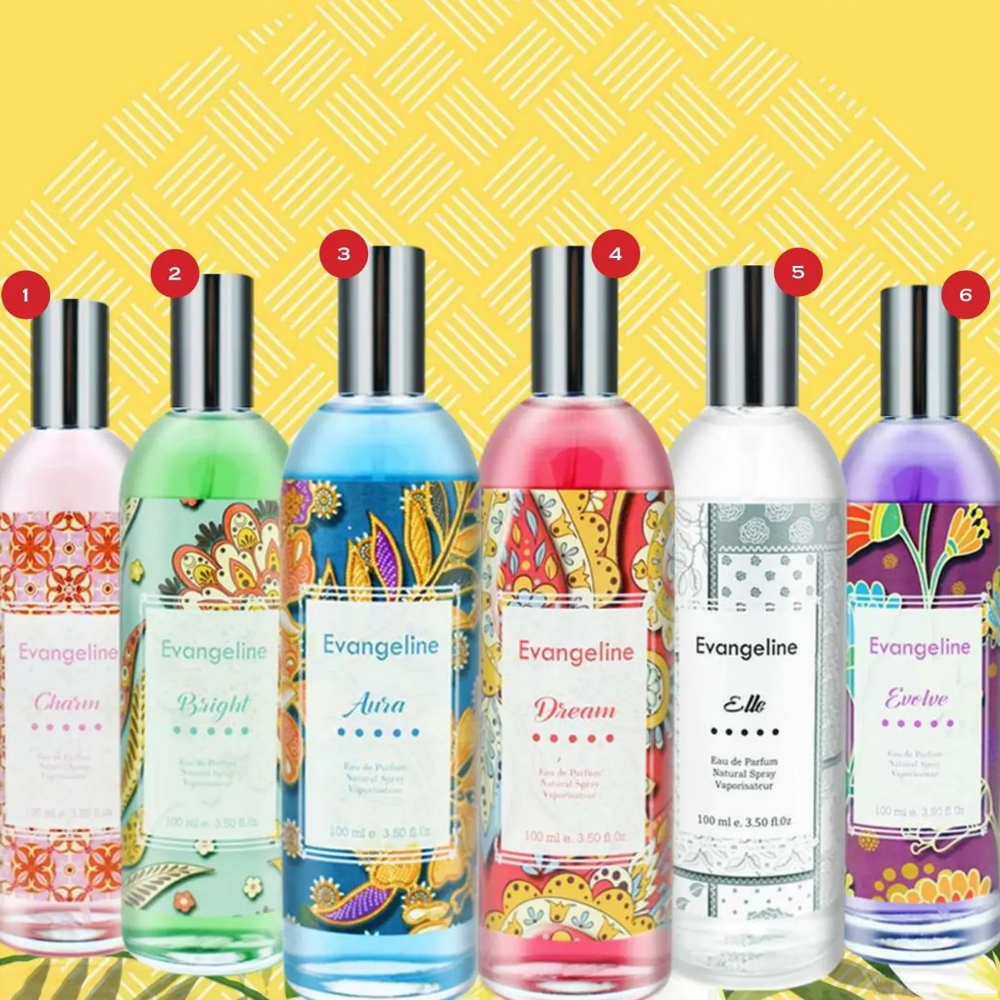 Evangeline Batik 100ml /  Eau De Parfum /  Minyak Wangi Parfum Wanita / Wangi Tahan Lama Murah ORI EDP Uniseks Terwangi Cewek Perempuan Perfume Pewangi