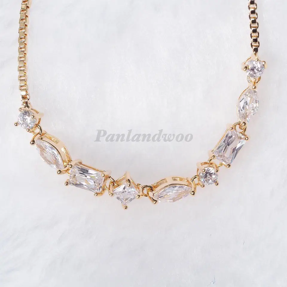 Panlandwoo - Gelang Serut Wanita Emerald Adjustable - Fashion Elegan Aesthetic