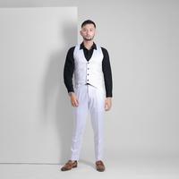 Gambar Setelan Jas Celana & Rompi Pria - Slim Fit - Tuxedo Putih- Peaky Premium Series - Goldy - JAS, S dari Goldy Studio Kab. Bantul 4 Tokopedia
