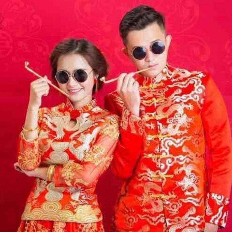 Mắt Kính Thời Trang Ngố Thầy Bói Màu Đen Nâu Cực Cool Ngầu Dành Cho Phụ Dâu Phụ Rể, Chụp Ảnh Kỹ Yếu Đám Cưới