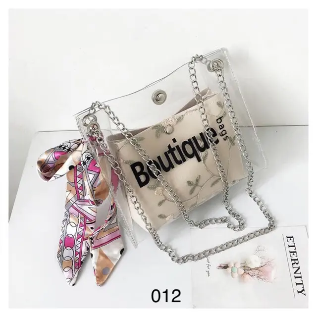 Tas Boutique transparan tas fashion korea , tas fashion impor, tas batam , tas murah