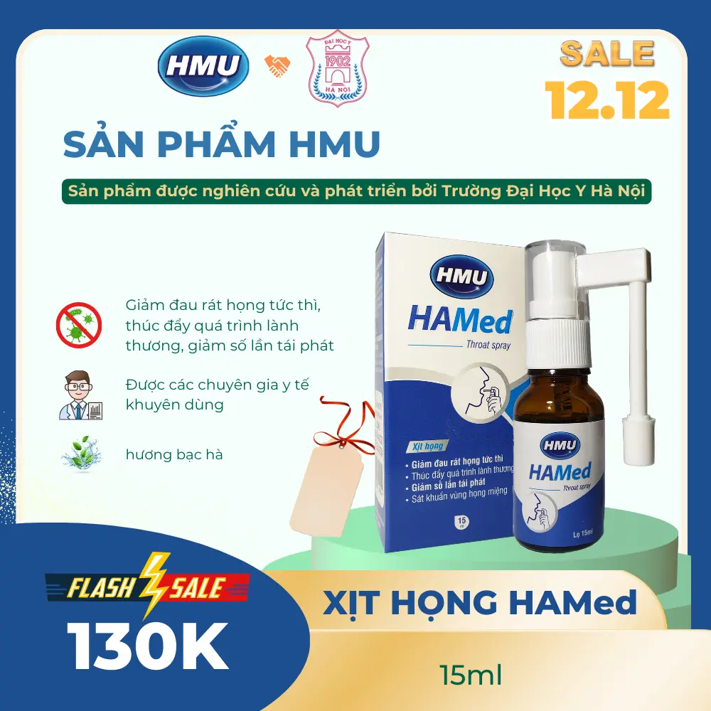 Xịt họng Hamed- DHY hà nội