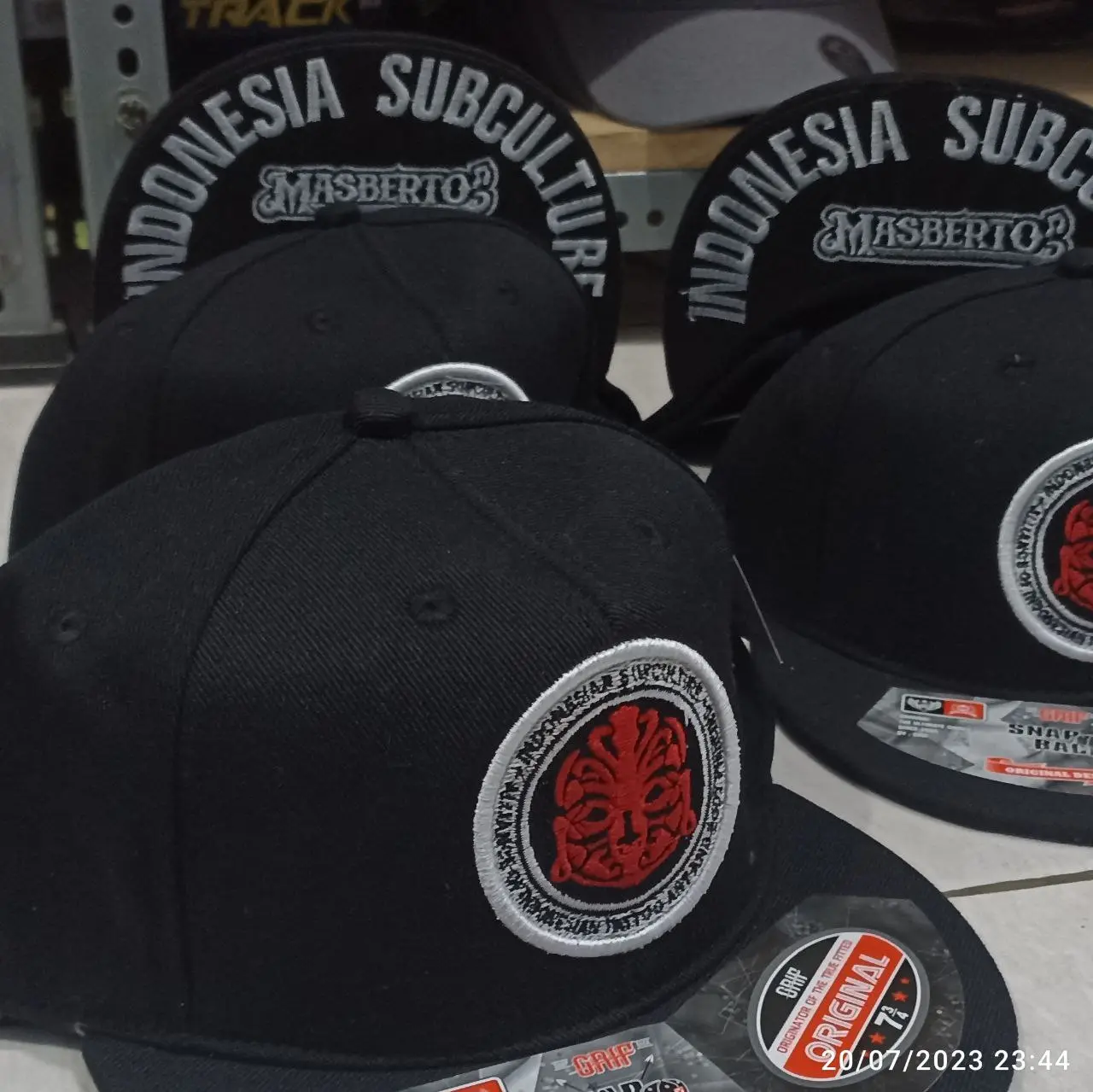 Topi MASBERTO/ 238/ Topi Snapback Masberto/ Topi ISC