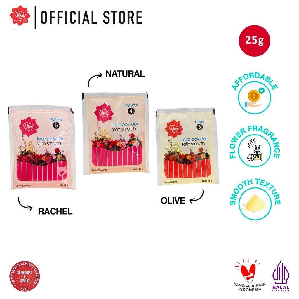 Viva Bedak Zak (Refill - Face Powder) - 15 Gr & 25 Gr (Tersedia 3 Varian Warna) Wajah Compact