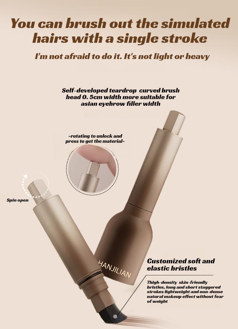 Product Introduction of Hairline Liquid Simulated Hairline Waterresistant and Nonstaining Filling Fluid Fill in the Hairline 2