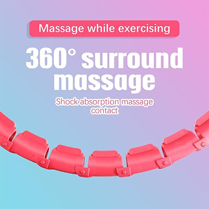 Product Introduction of Fitness Hoop Weights to Exercise At Home Sports Entertainment Sport Equipment Hulahp for Slimming Gym Ring Portable Body 2