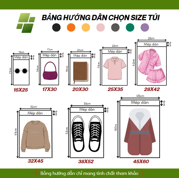 Túi Niêm Phong Màu Vàng Tươi Nhiều size, Chống Nước Tự Dính Siêu Dai Siêu Rẻ - Bao Bì Giá Xưởng 1