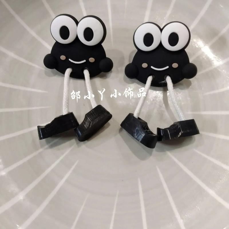Phụ Kiện Mặt Dây Giày Hoạt Hình, Phụ Kiện Khóa Giày Tự Làm, Ba Chiều 3D, Giày Trắng, Mặt Dây Giày Có Thể Tháo Rời, Năm 2024 0