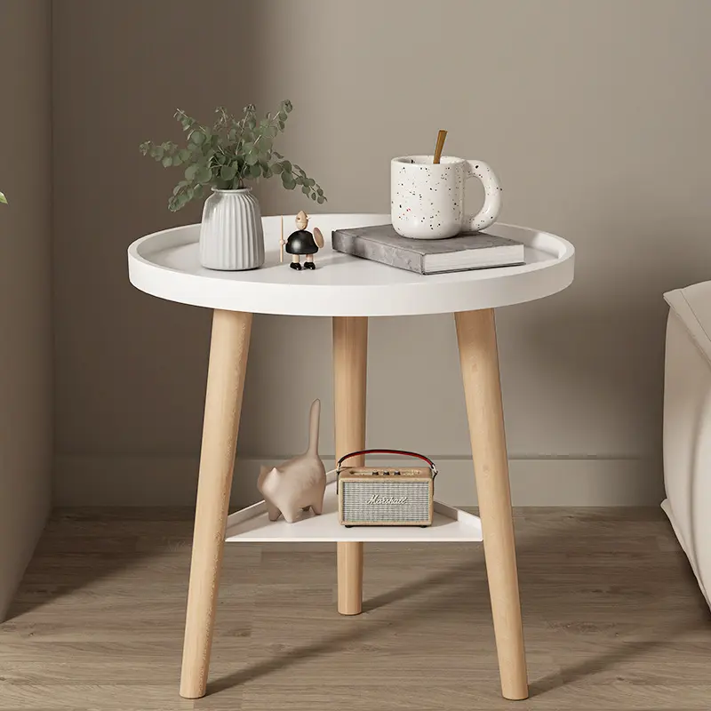 Sofa side table, living room, household, simple coffee table, rental room, simple modern small table, bedroom, bedside shelf