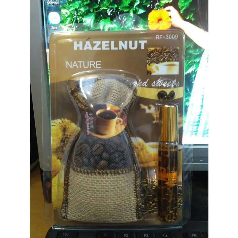 Túi Cafe Treo Ô Tô, Xe Hơi Kèm Tinh Dầu Hương Cafe Hazelnut Cao Cấp 4