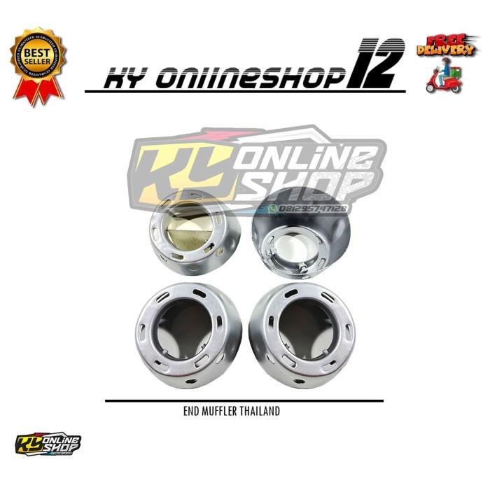 KNALPOT MODEL VARIO LENGKAP D2 BEAT DELUXE AB OLD ORI END THAILAND ZRC 1