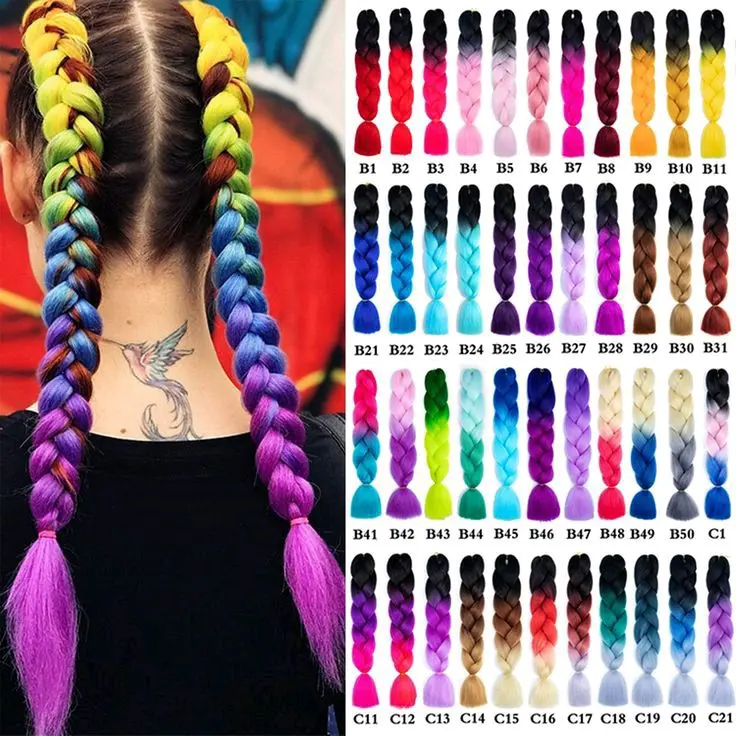 Kepang Rambut Jumbo Braid 2