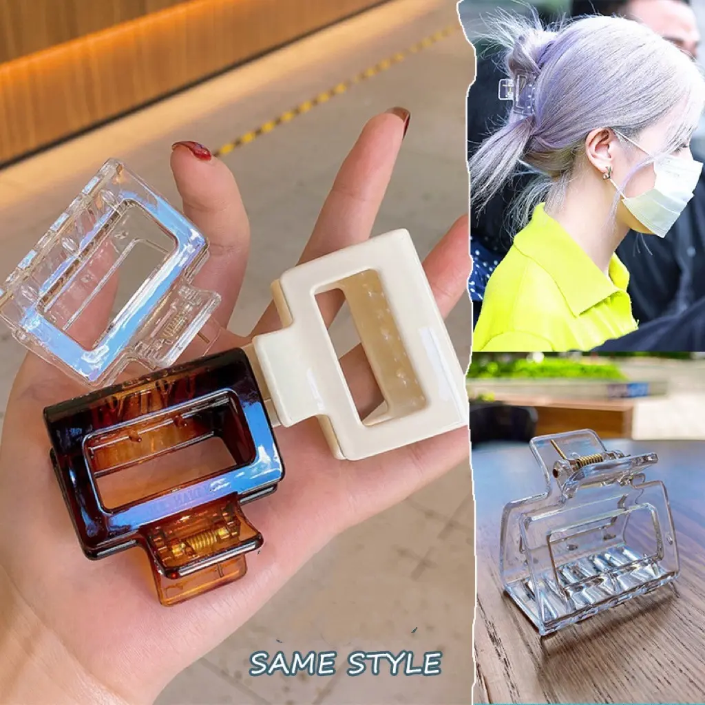 MEDIUM KOREAN HAIR CLAW DOFF / JEPIT JEPITAN RAMBUT KOREA UKURAN SEDANG / JEDAI ORIGINAL THAILAND “