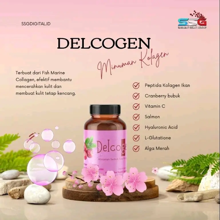 Delcogen Collagen Drink Perawatan Kulit 2