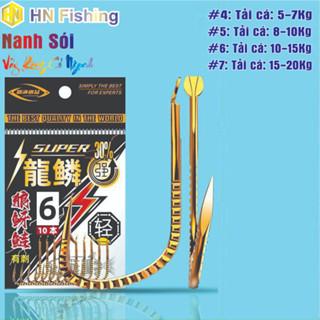 Lưỡi câu cá Nanh Sói Vảy Rồng có ngạnh siêu cường. Lưỡi câu cá có ngạnh siêu bén cao cấp Nanh Sói. Đồ Câu Hoàng Nam Đi Câu Fishing Bắt Cá Đồng lưỡicâu tựgỡ lưỡi  câu lưỡi  câu