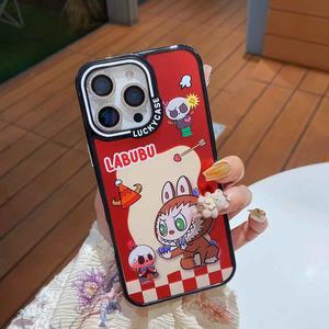 Ốp Điện Thoại Vải Kéo Tráng Gương, Thiết Kế Dễ Thương, Bao Phủ Toàn Bộ, Chống Sốc, Vỏ Bảo Vệ, Tương Thích Với iPhone 13, 13Pro, 13ProMax, 14, 14Pro, 15, 15Pro Max, 16, 16Pro, 16ProMax