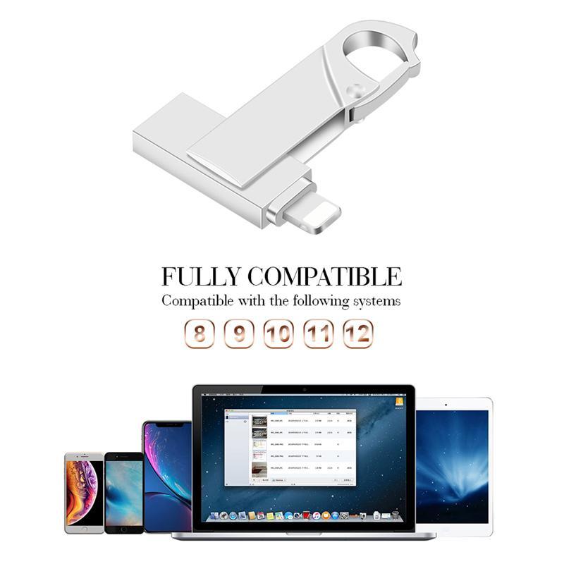 128GB/256GB/512GB/64GB/1TB 2 In 1 Flash Drive, 1 Count USB 3.0 Memory Stick, High Speed USB 3.0 Memory Stick for Laptop, PC & More Devices 3