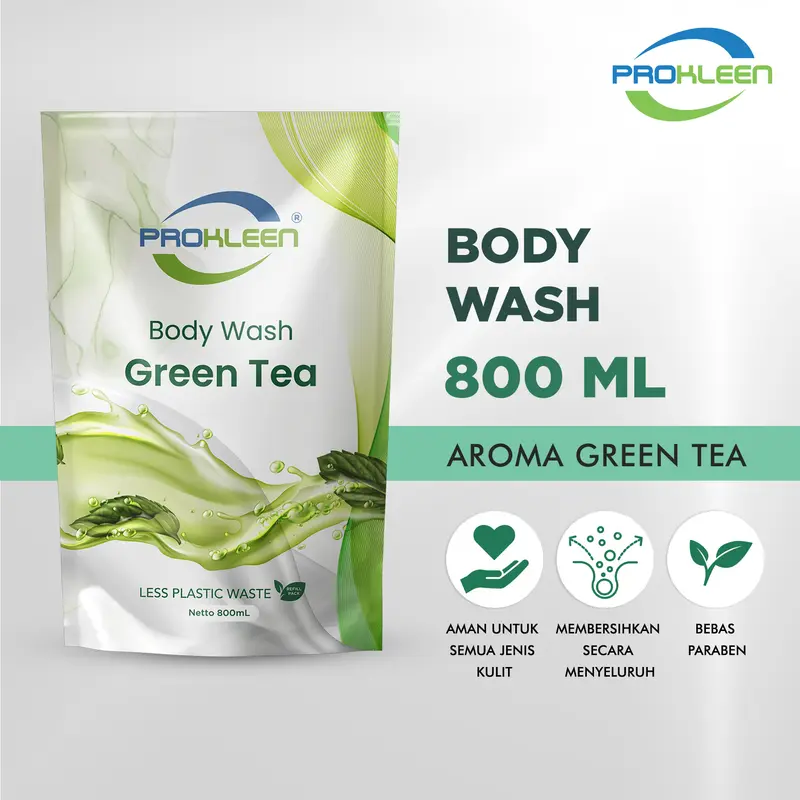 Sabun Mandi BATH & BODY WASH FOAM PREMIUM PROKLEEN 800mL REFILL 0