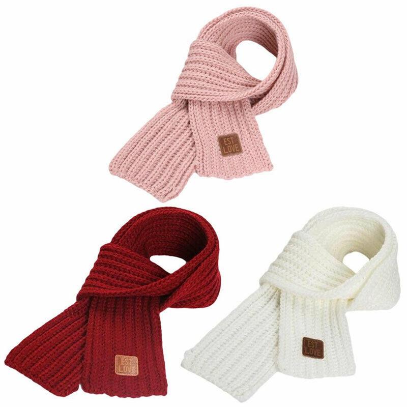 Product Introduction of Fashion Warm Kids Scarf Thick Outdoor Neck Warmer Cute Soft Knitted Scarf Baby Boys Girls 18