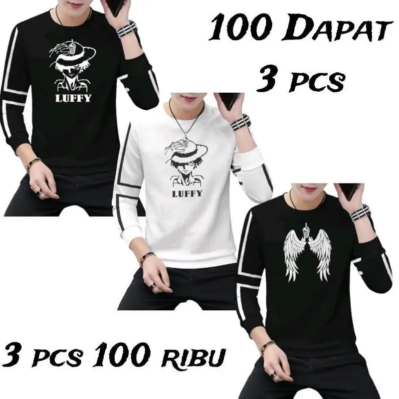 Paket 3 pcs 100 ribu / kaos switer paket 100 dapat 3 potong / paket kaos 3 pcs 100 ribu / promo diskon paket hemat 100 ribu dapat 3 pcs / baju distro terlaris / baju laki laki dewasa / kaos import pria wanita baju dewasa / kaos distro bandung terbaru 2024 6